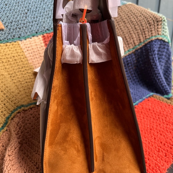 Tory Burch Lee Radziwill Exotic Double Bag - Picture 4 of 12